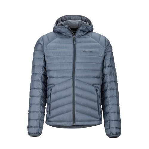 Marmot Highlander Jackets - Mens Down Jacket Grey CA7805129 Canada